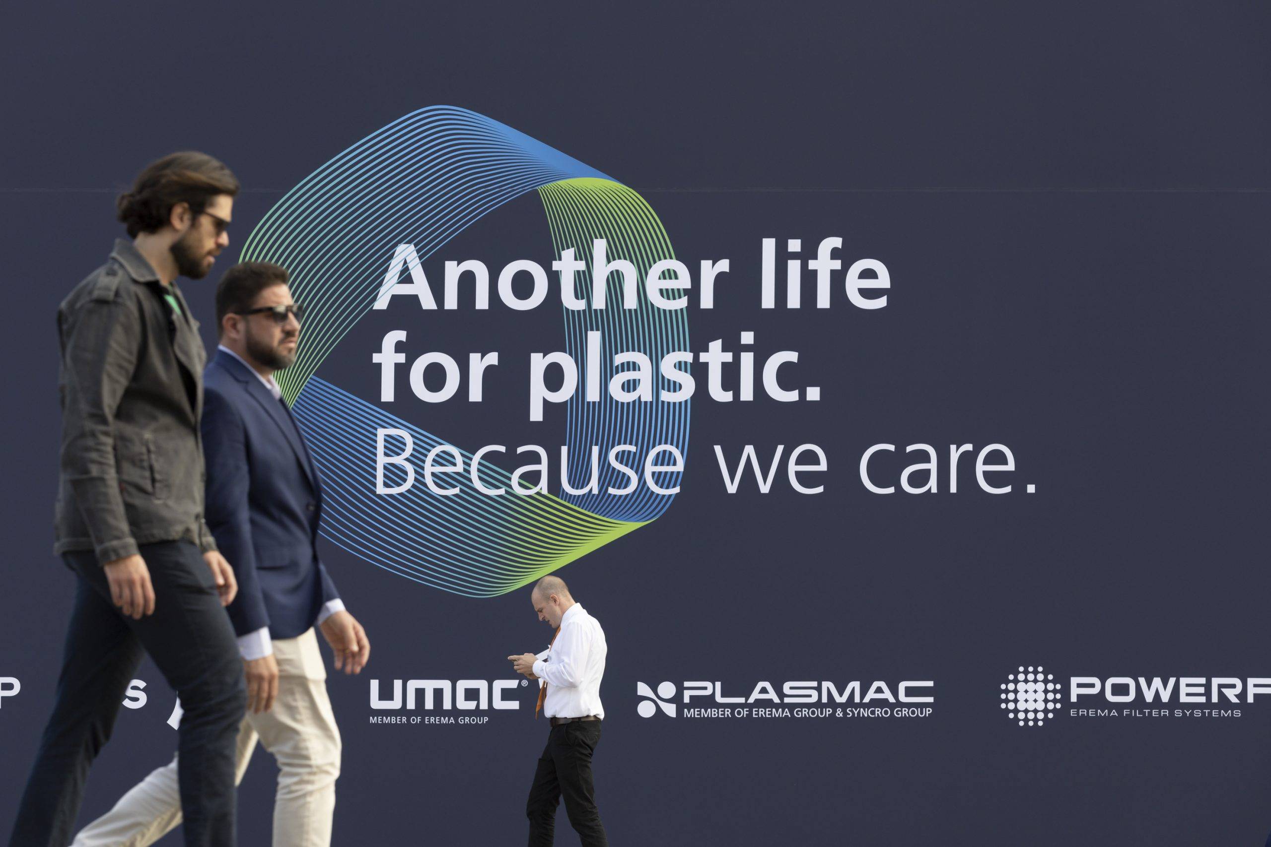 Another life for plastic. Because we care.